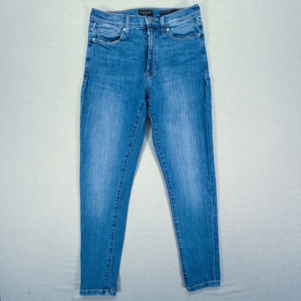 Banana Republic High-Rise Skinny Jeans Womens 27‎ Blue Premium Denim